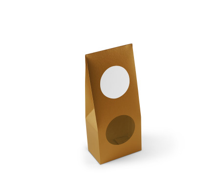 Caja con ventana para alimentación