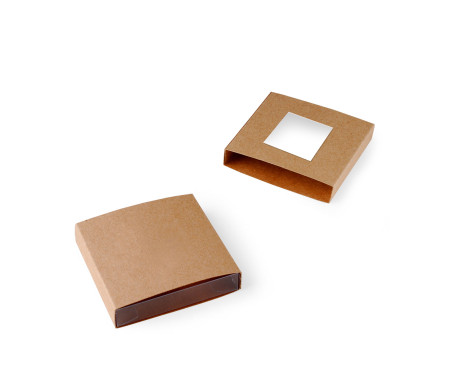 Box for Sweets with an Original Die Cut Figure 