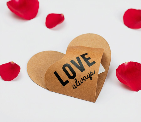 Scatola a Cuore per Buoni o Biglietti 