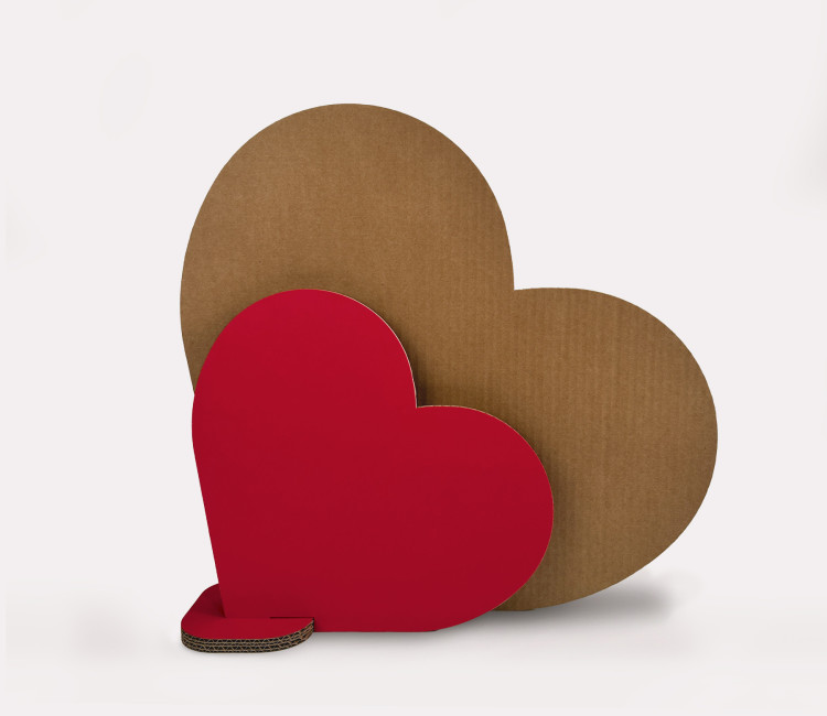 Cuori decorativi 3D per San Valentino | Vetrine retail