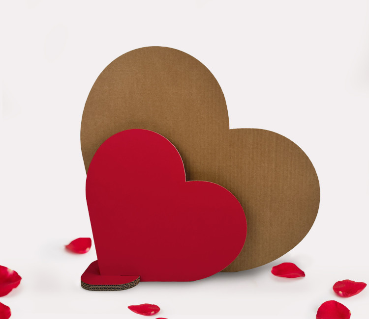 3D-Dekorherzen für Valentinstag | Schaufenster & Retail