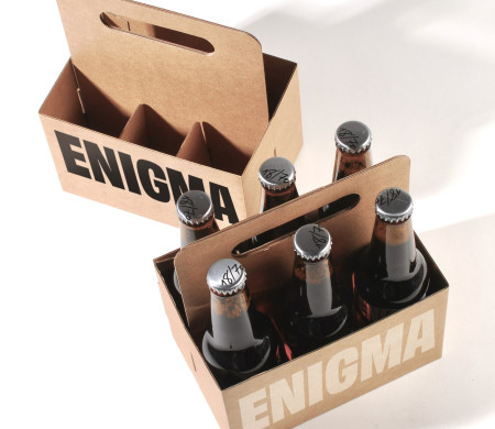 Packaging para cervezas artesanas con asa
