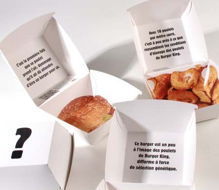 Caja hamburguesa con...