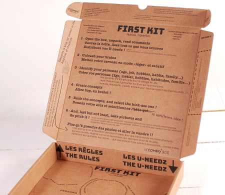 Packaging that guides the user experience from first contact