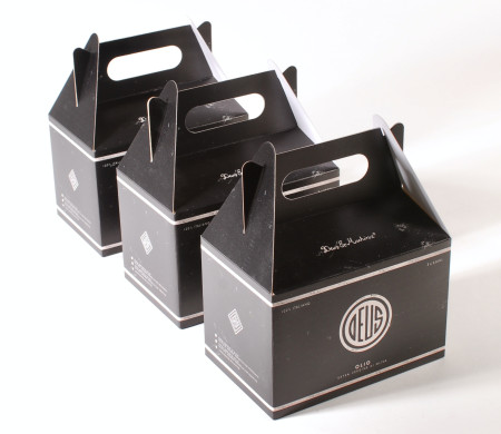 Boîtes avec poignée pour retail gastronomique