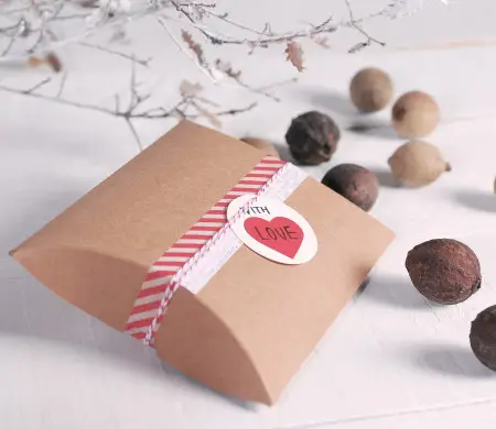 Small box with message for...