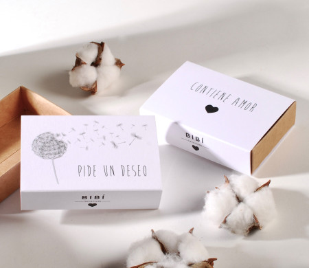 Estuche pequeño con mensaje para regalos emocionales y handmade