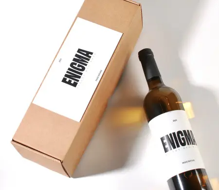 Caja alargada para botellas...