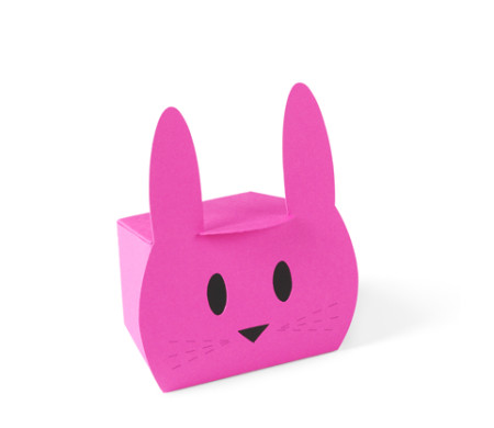 Cardboard Box Shaped like a Sweet Bunny