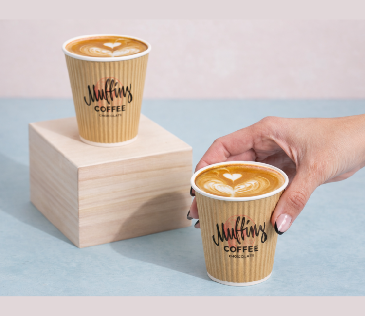 vaso de cartón kraft