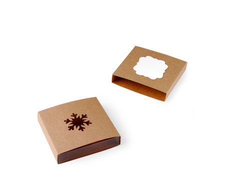 Box for Sweets with an Original Die Cut Figure 