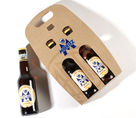 Verpackung für 2 Bierflaschen | Kartonträger