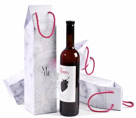 Caja bolsa para botella de...
