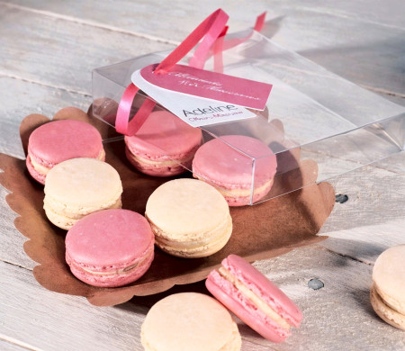 Box mit Transparentem Deckel | Verpackung für Macarons