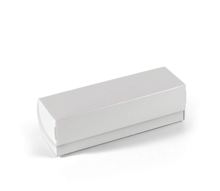 Boîte allongée avec couvercle pour macarons