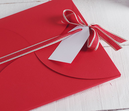Scatola a busta con nastro | Packaging regalo