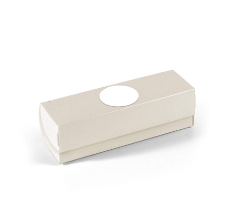 Elongated box with lid for macarons