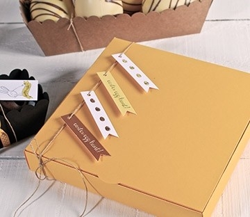 Cardboard chocolate box