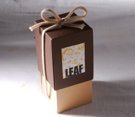 Kraft gift box for wedding favours