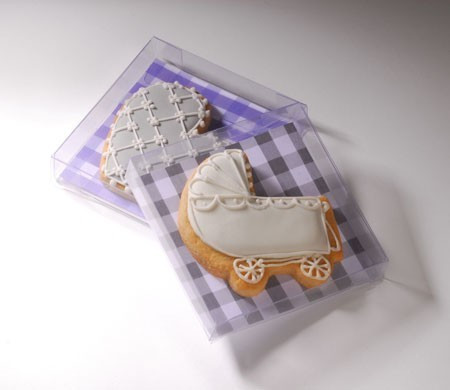 Caja transparente para galletas Caja transparente para galletas