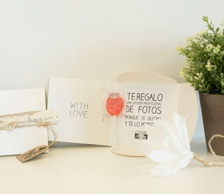 Gift Box for CD with a Rustic Ribbon