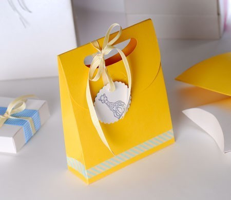 Sacchetto con Nastro per Baby Shower o Battesimo 