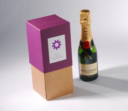 Geschenkbox Fuer Flaschen In Zwei Farben | SelfPackaging