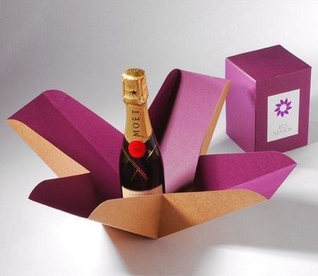 Geschenkbox Fuer Flaschen In Zwei Farben | SelfPackaging