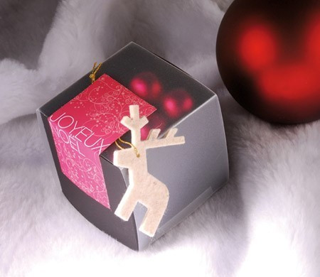 Cajita cuadrada para regalar en Navidad Cajita cuadrada para regalar en Navidad