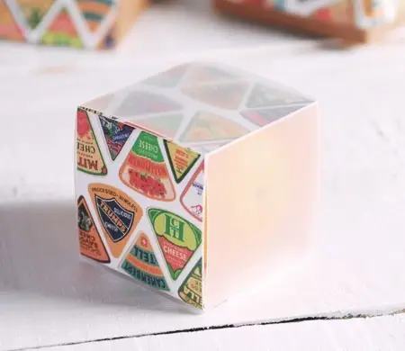 Semi-transparent box with...