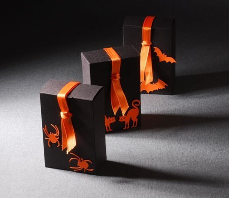 Little Box Decorated for Halloween