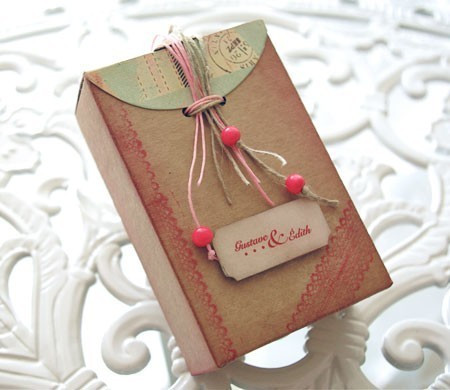 Cajita Decorada con Scrapbooking