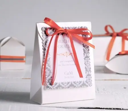 Caja para invitación de boda