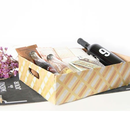 Caja para Cesta de Navidad Caja para Cesta de Navidad