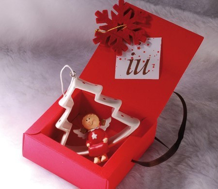 Cajita para Regalo Pequeño de Navidad Cajita para Regalo Pequeño de Navidad