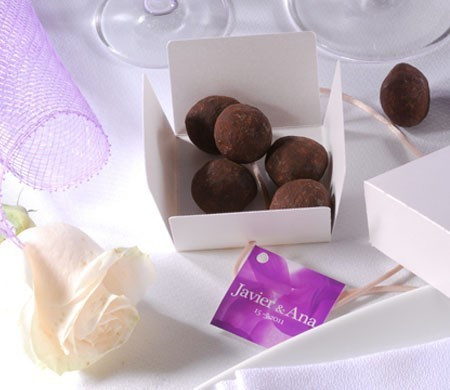 Boîte Pour Truffes au Chocolat Boîte Pour Truffes au Chocolat