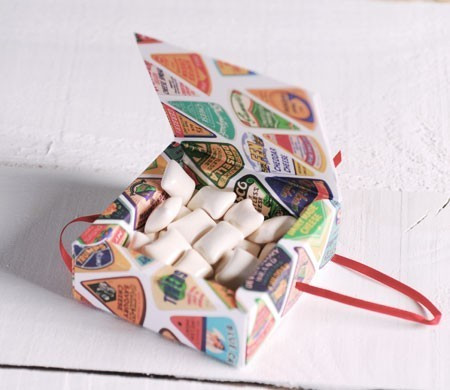Scatola stampata per caramelle