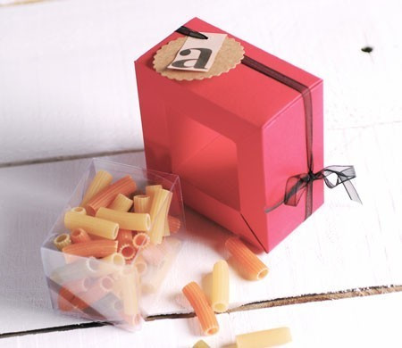 Little clear box for weddings