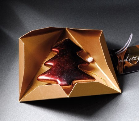 Boîte pyramidal pour cadeaux d'entreprise