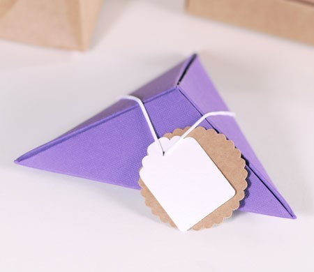 Scatola regalo piramidale