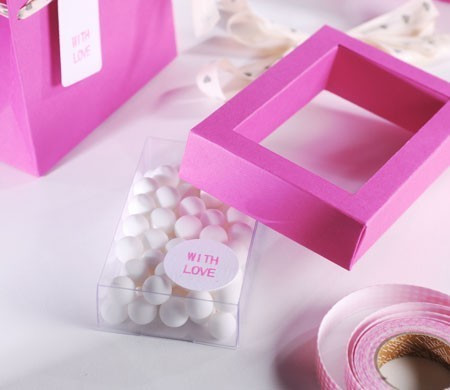 Cajita Fucsia para Caramelos Cajita Fucsia para Caramelos