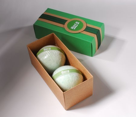 Petite boîte en carton pour sels de bain