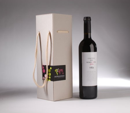 Flaschenbox mit Kordel