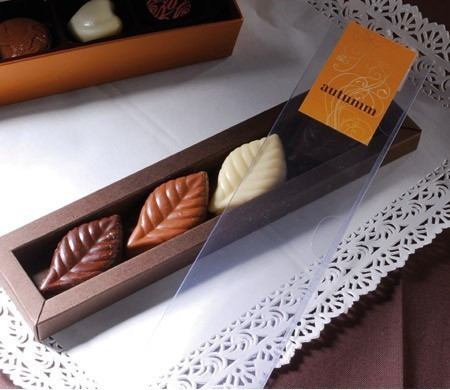 Scatola trasparente per cioccolatini