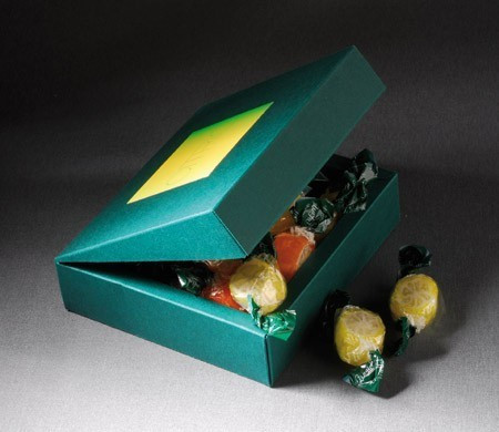 Square gift box for candy presents