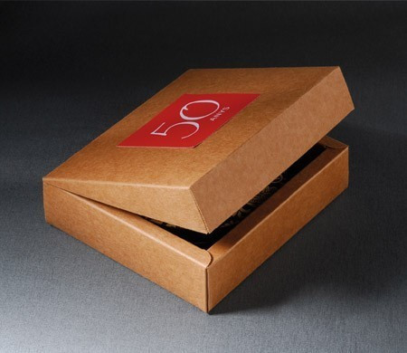 Elegante quadratische Box für wertige Geschenke