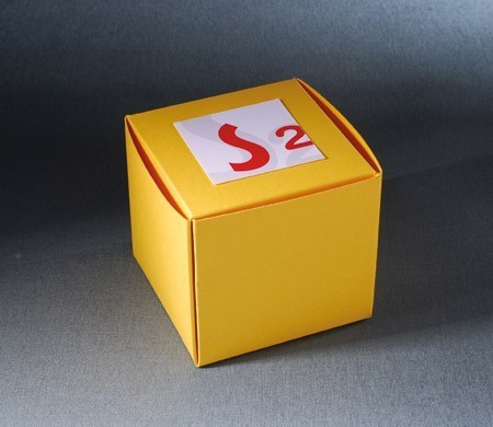 Scatolina quadrata per omaggi aziendali Scatolina quadrata per omaggi aziendali