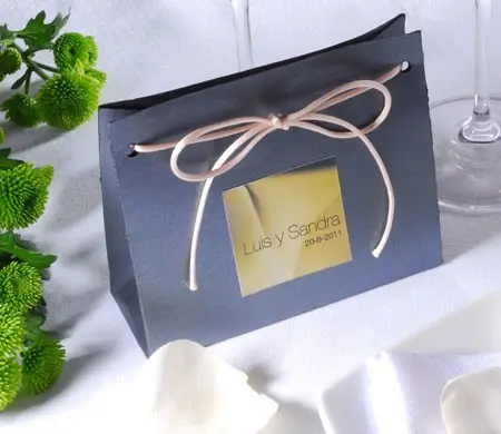 Saquito para detalles de boda