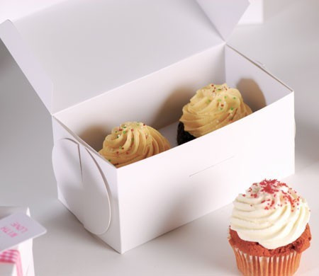 Cajita Cerrada para Dos Cupcakes