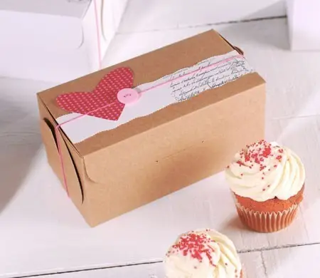 Decoration for cupcake box